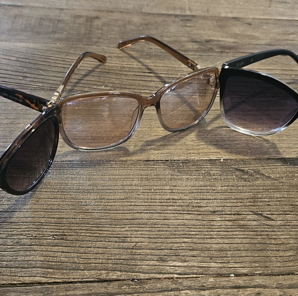 GUESS!LUCKYBRAND!JESSICA SIMPSON SUNGLASSES ALL IN EXC CONDITION NO SCRATCHES